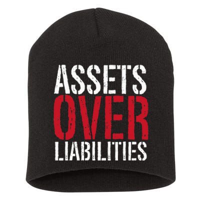 Assets Over Liabilities Investing Stocks Human Capital Short Acrylic Beanie