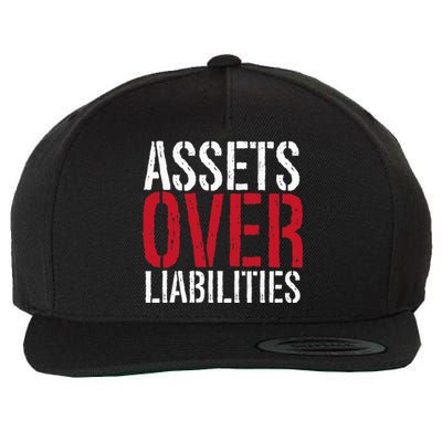 Assets Over Liabilities Investing Stocks Human Capital Wool Snapback Cap