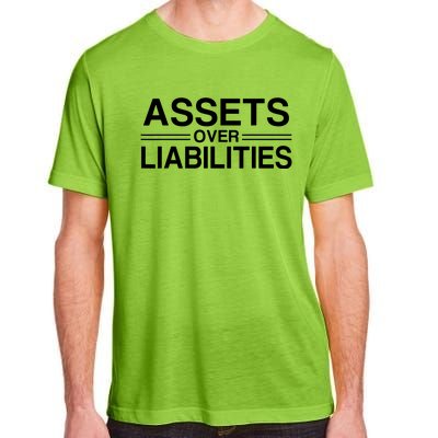 Assets Over Liabilities Accountant Adult ChromaSoft Performance T-Shirt