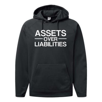 Assets Over Liabilities Accountant Performance Fleece Hoodie