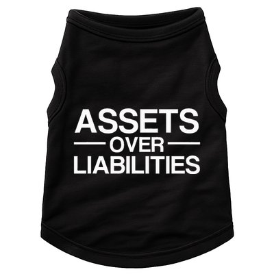 Assets Over Liabilities Accountant Doggie Tank