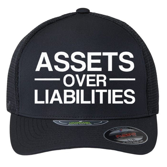 Assets Over Liabilities Accountant Flexfit Unipanel Trucker Cap