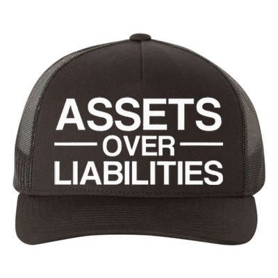 Assets Over Liabilities Accountant Yupoong Adult 5-Panel Trucker Hat