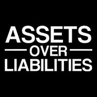 Assets Over Liabilities Accountant Drawstring Bag