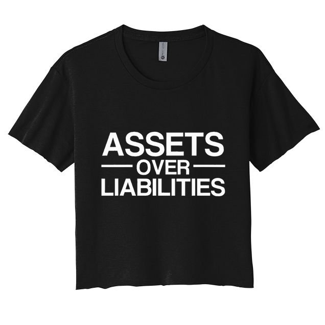Assets Over Liabilities Accountant Crop Top