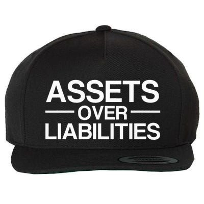 Assets Over Liabilities Accountant Wool Snapback Cap