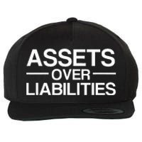 Assets Over Liabilities Accountant Wool Snapback Cap