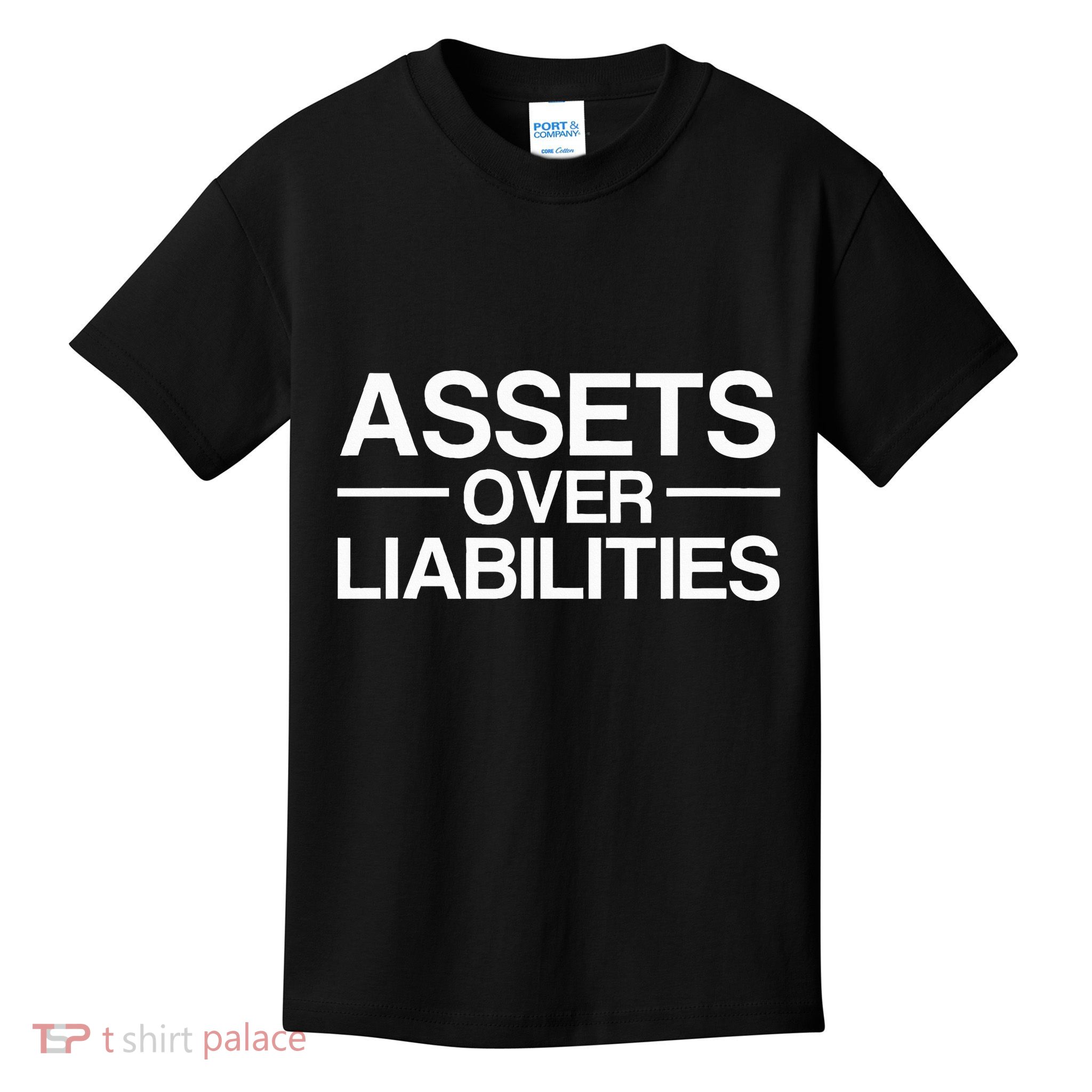 Assets Over Liabilities Accountant Kids T-Shirt