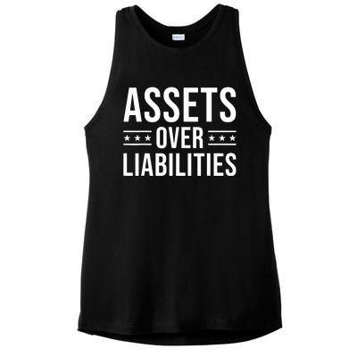 Assets Over Liabilities Ladies PosiCharge Tri-Blend Wicking Tank