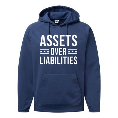 Assets Over Liabilities Performance Fleece Hoodie