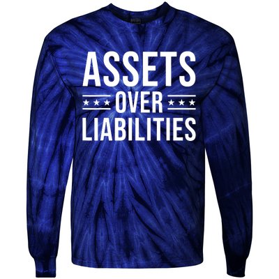 Assets Over Liabilities Tie-Dye Long Sleeve Shirt