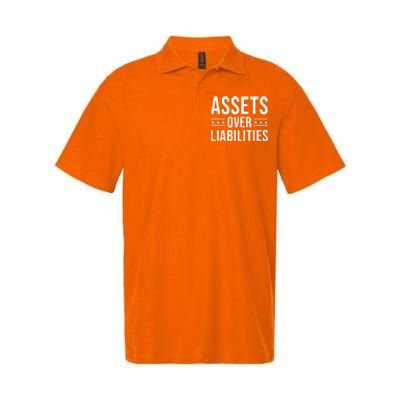 Assets Over Liabilities Softstyle Adult Sport Polo