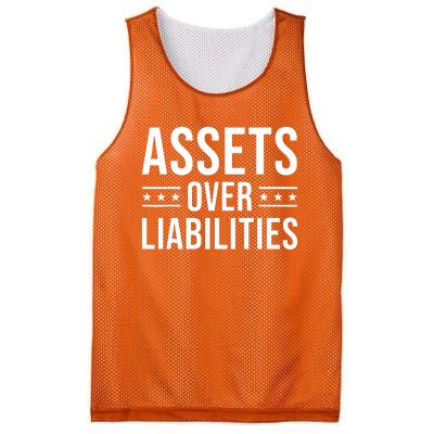 Assets Over Liabilities Mesh Reversible Basketball Jersey Tank