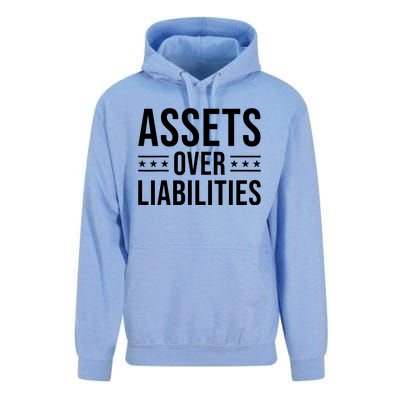 Assets Over Liabilities Unisex Surf Hoodie