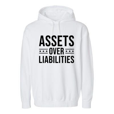 Assets Over Liabilities Garment-Dyed Fleece Hoodie