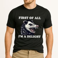 Angry Opossum Lover First Of All IM A Delight Cooling Performance Crew T-Shirt