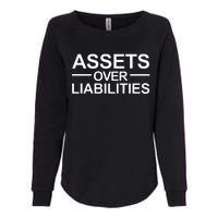 Assets Over Liabilities Accountant Inspirational Success Womens California Wash Sweatshirt