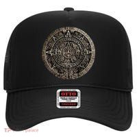 Aztec Or Mayan Calendar Maya High Crown Mesh Back Trucker Hat