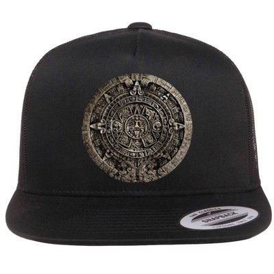Aztec Or Mayan Calendar Maya Flatbill Hat