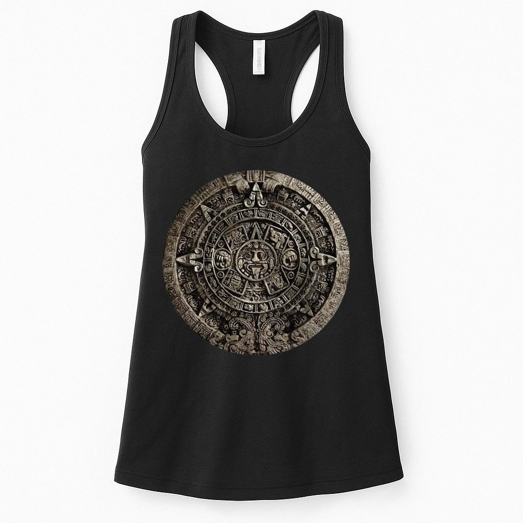 Aztec Or Mayan Calendar Maya Womens Tank Top