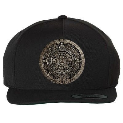 Aztec Or Mayan Calendar Maya Wool Snapback Cap