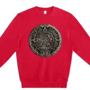 Aztec Or Mayan Calendar Maya Premium Crewneck Sweatshirt