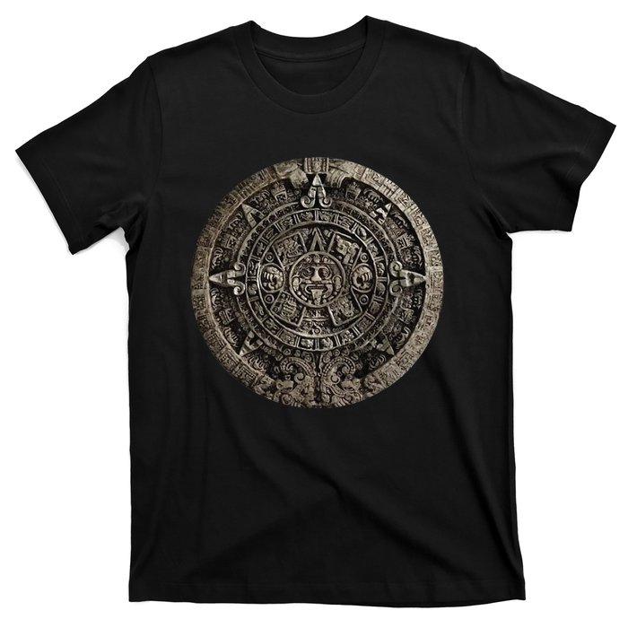 Aztec Or Mayan Calendar Maya Men Women Kids T-Shirt