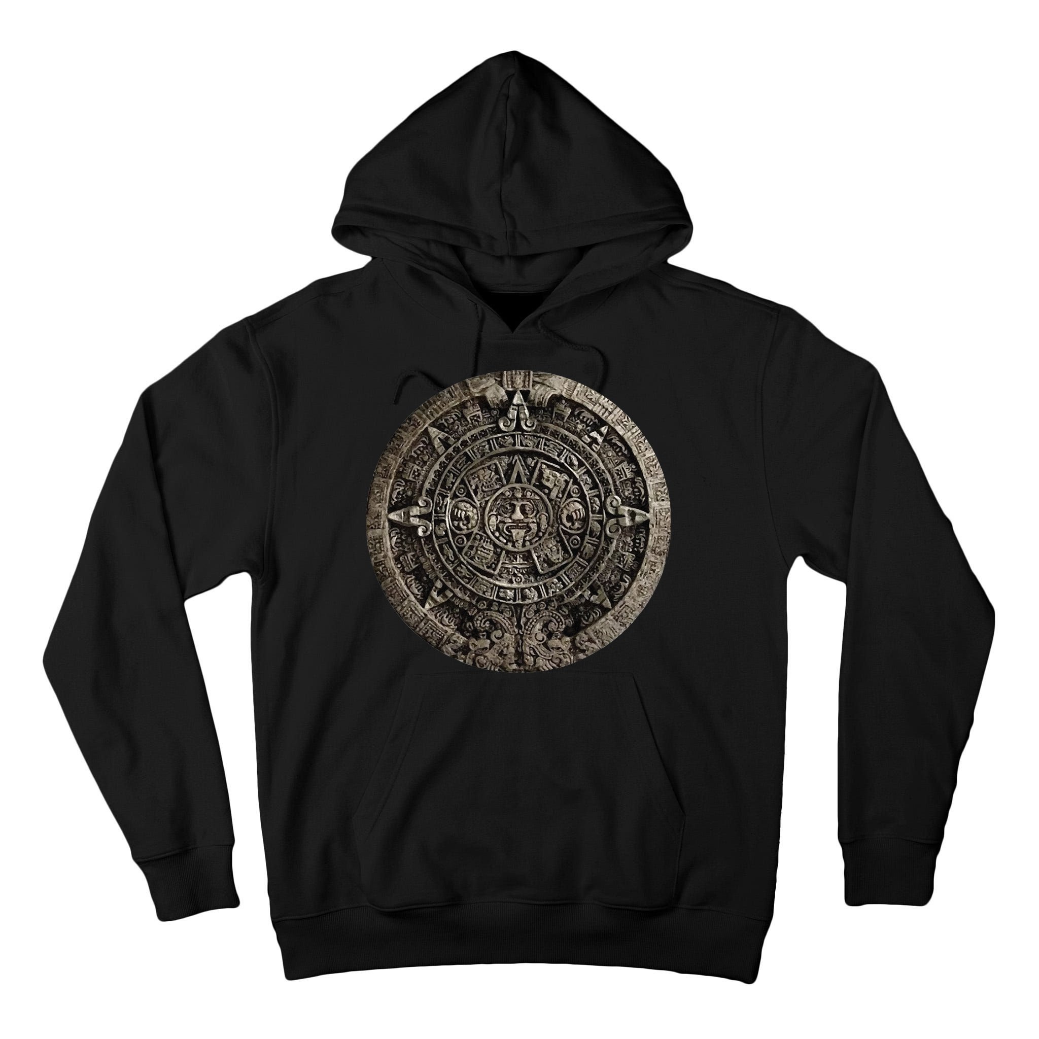 Aztec Or Mayan Calendar Maya Men Women Kids Tall Hoodie