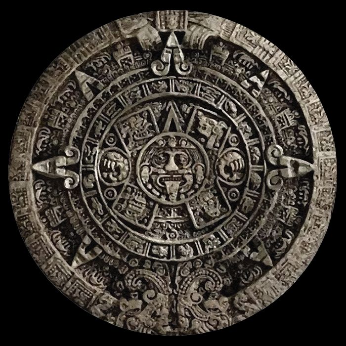 Aztec Or Mayan Calendar Maya Men Women Kids Zip Tote Bag