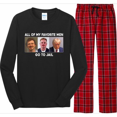 All Of My Favorite Go To Jail Long Sleeve Pajama Set