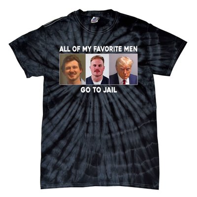 All Of My Favorite Go To Jail Tie-Dye T-Shirt