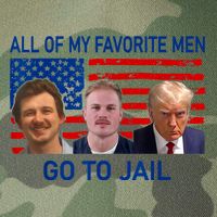 All Of My Favorite Go To Jail Funny Quote Legacy Tie Dye Trucker Hat