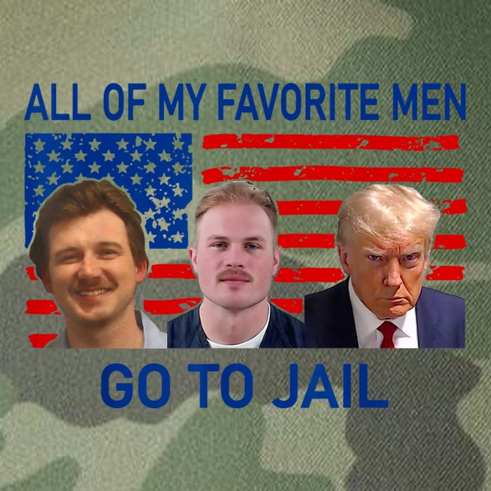 All Of My Favorite Go To Jail Funny Quote Legacy Tie Dye Trucker Hat