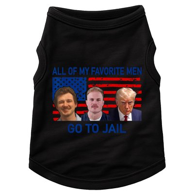 All Of My Favorite Go To Jail Funny Quote Doggie Tank