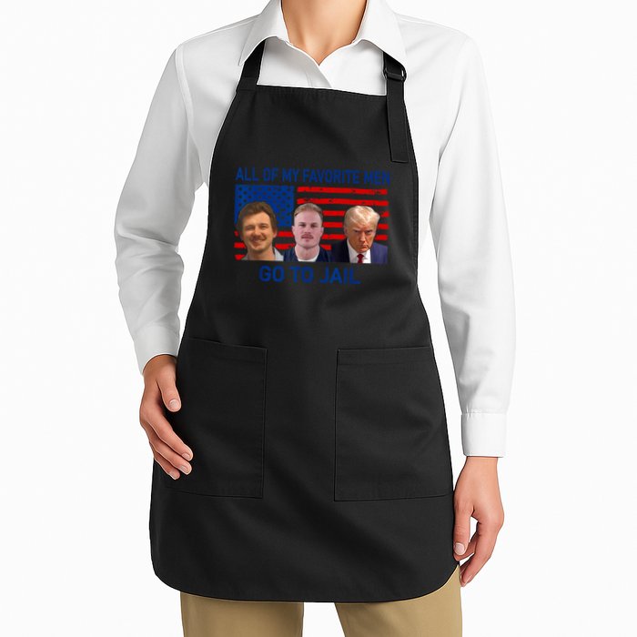 All Of My Favorite Go To Jail Funny Quote Apron