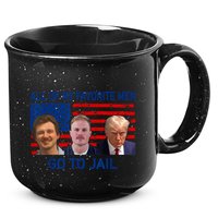 All Of My Favorite Go To Jail Funny Quote 15oz Campfire Ceramic Mug