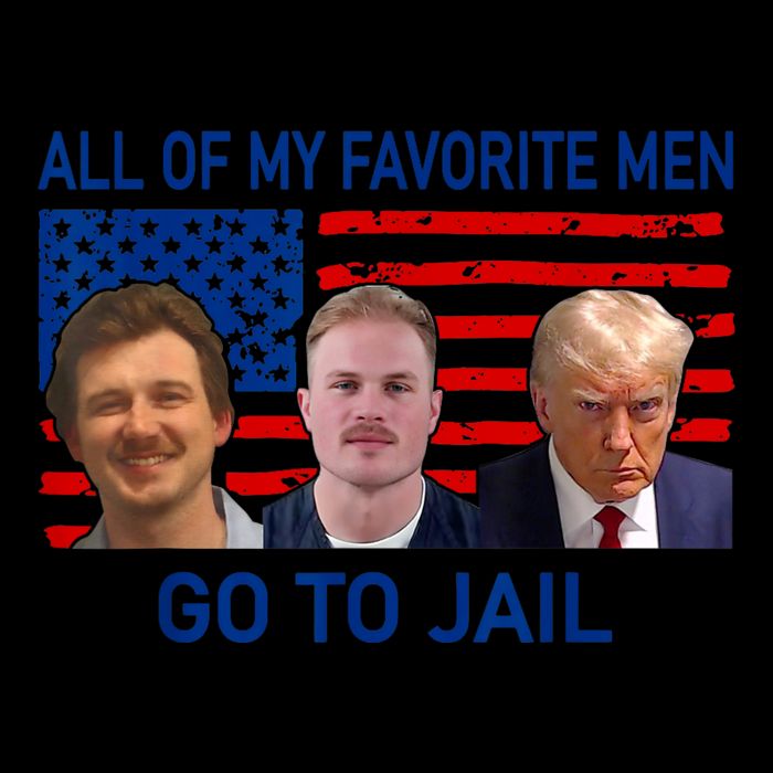 All Of My Favorite Go To Jail Funny Quote Drawstring Bag
