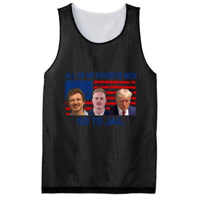 All Of My Favorite Go To Jail Funny Quote Mesh Reversible Basketball Jersey Tank