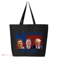 All Of My Favorite Go To Jail Funny Quote 25L Jumbo Tote