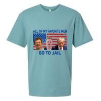 All Of My Favorite Go To Jail Funny Quote Sueded Cloud Jersey T-Shirt