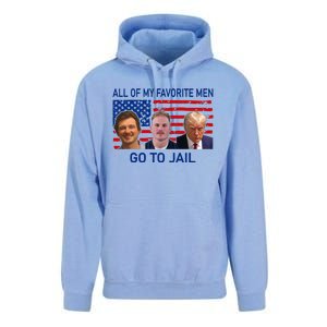 All Of My Favorite Go To Jail Funny Quote Unisex Surf Hoodie