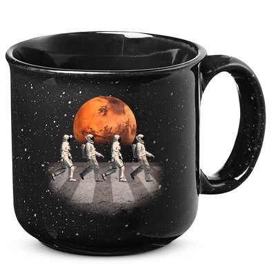 Astronauts Occupy Mars Crosswalk 15oz Campfire Ceramic Mug