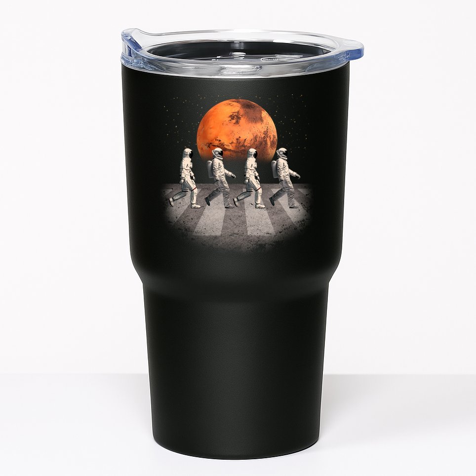 Astronauts Occupy Mars Crosswalk Tumbler