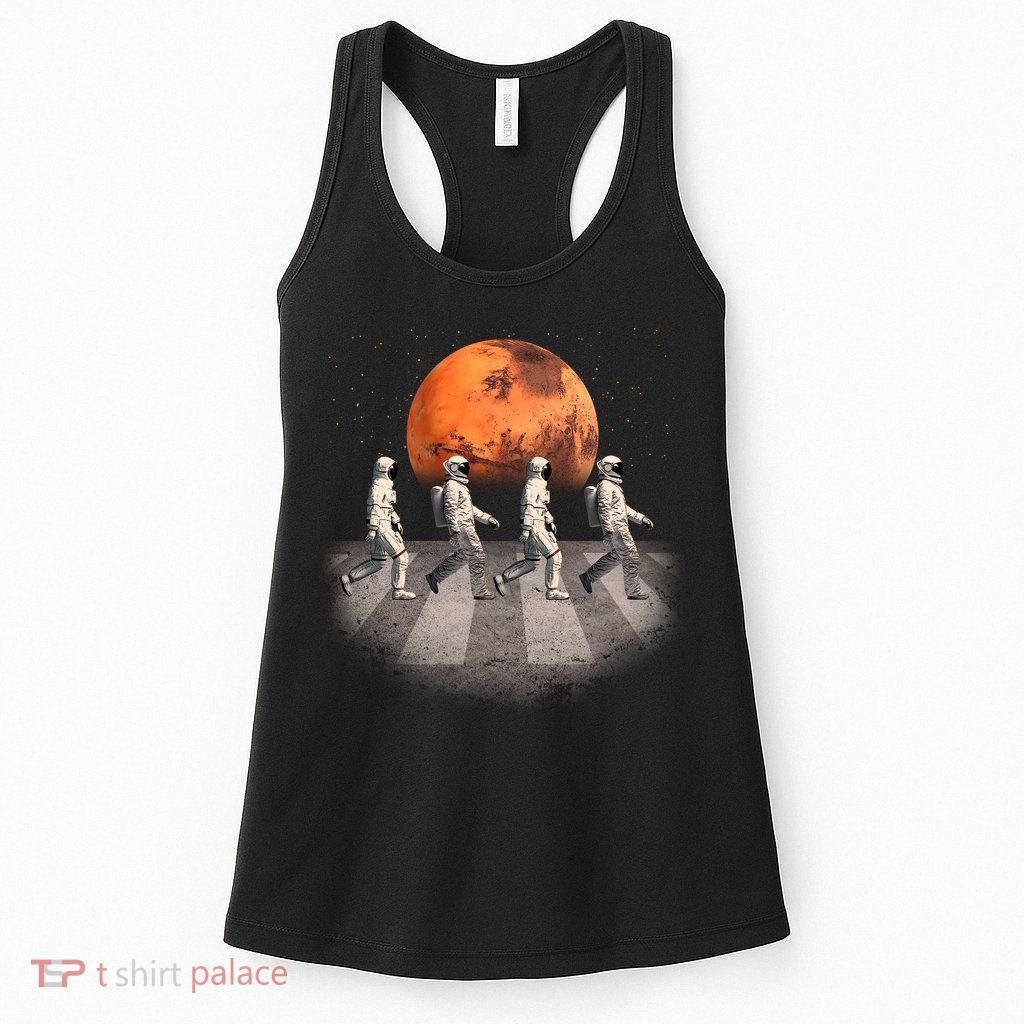 Astronauts Occupy Mars Crosswalk Womens Tank Top