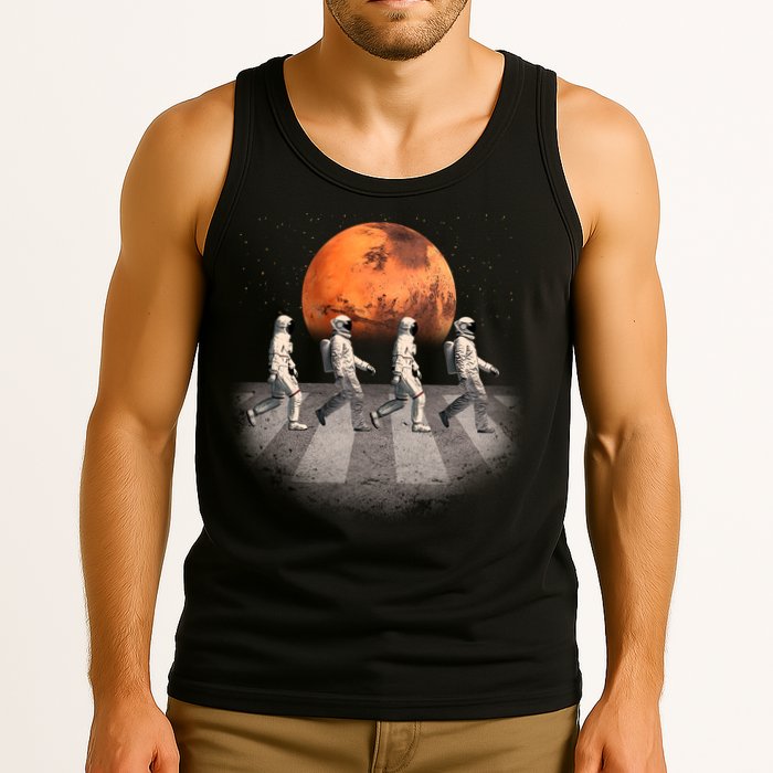 Astronauts Occupy Mars Crosswalk Tank Top