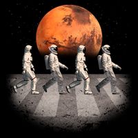 Astronauts Occupy Mars Crosswalk Tank Top