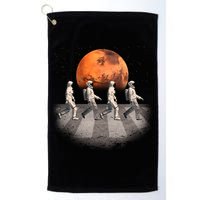 Astronauts Occupy Mars Crosswalk Golf Towel
