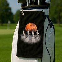Astronauts Occupy Mars Crosswalk Golf Towel