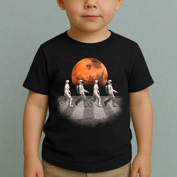 Astronauts Occupy Mars Crosswalk Toddler T-Shirt