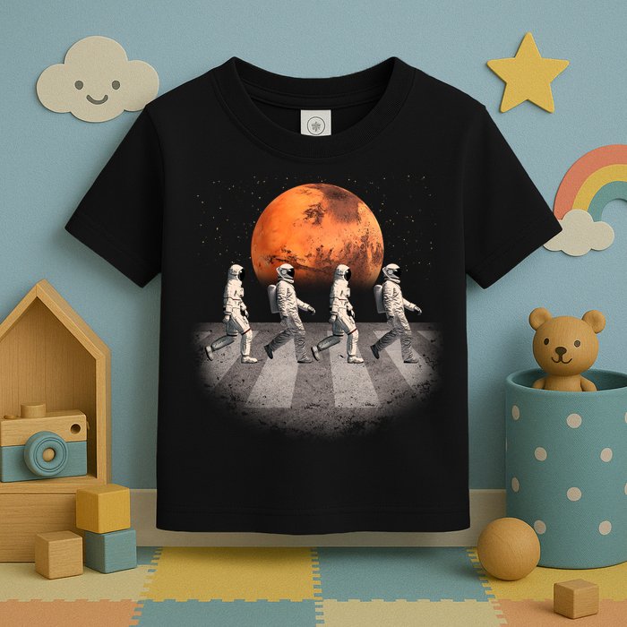 Astronauts Occupy Mars Crosswalk Toddler T-Shirt